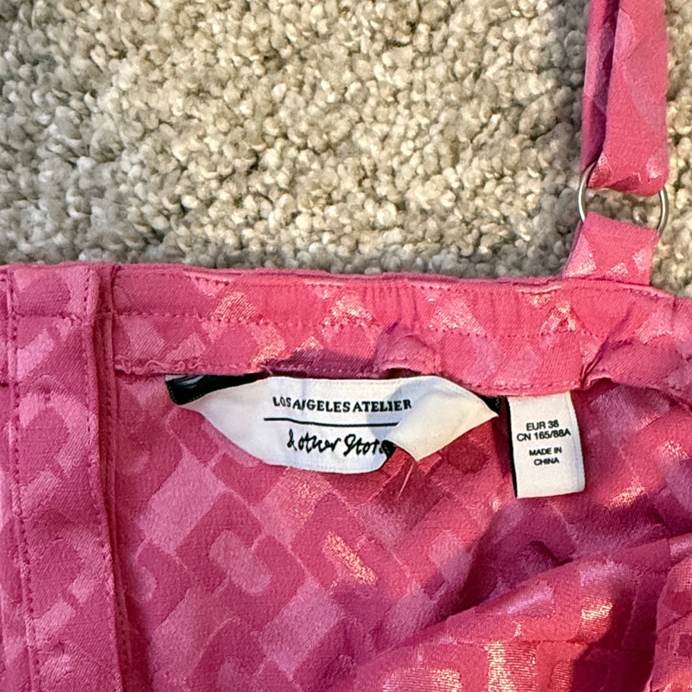 Pink Patterned Crop Top - Picture 2 of 4